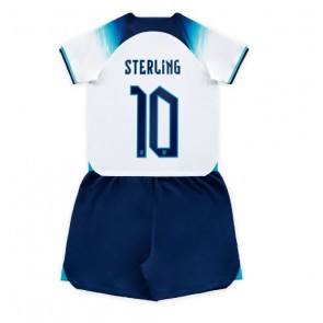 Engleska Raheem Sterling #10 Domaci Dres za Dječji SP 2022 Kratak Rukavima (+ kratke hlače)